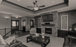 Abode Residential and Custom Home Construction -living room