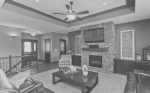 Award winning home living room