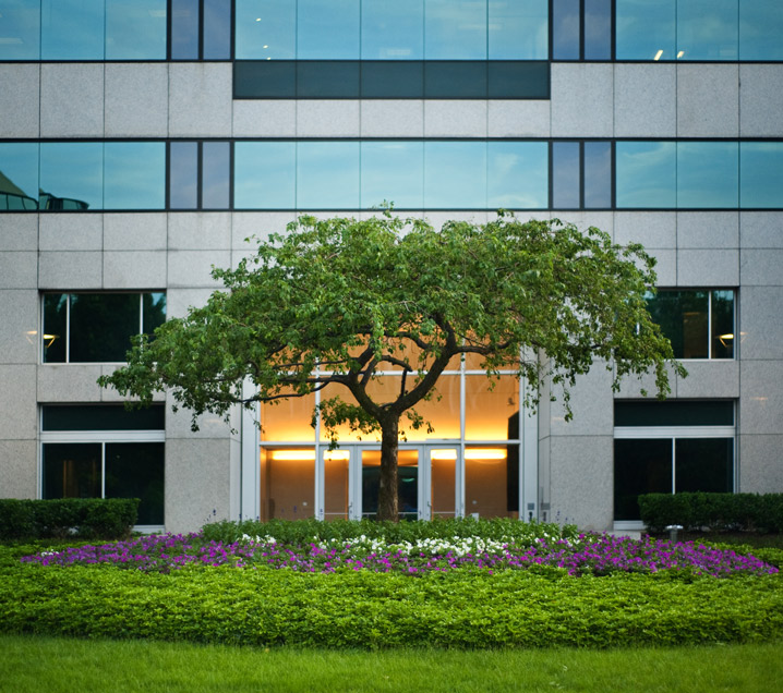 commercial construction exterior with landscaping - Abode Construction - Marion/Cedar Rapids IA