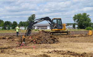 commercial automotive construction site