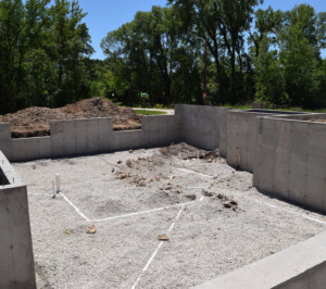 Parade home under construction Abode Construction Cedar Rapids, Marion